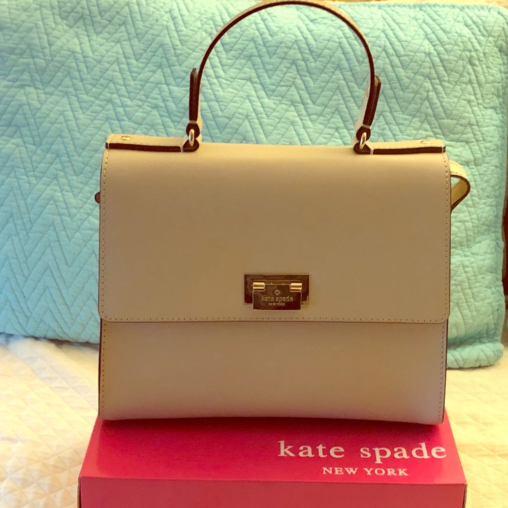Kate Spade New Cream Purse with Handle and Strap
